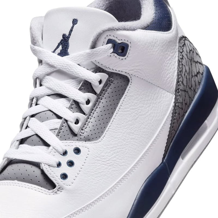 Air Jordan 3 Retro Azul e Branco