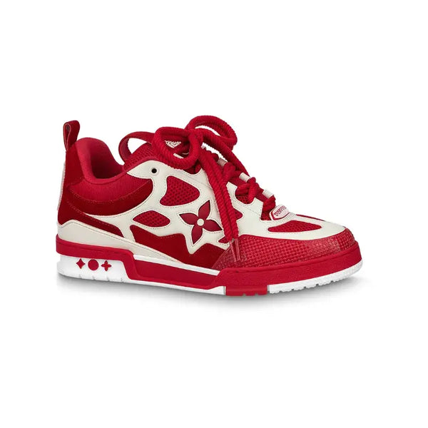 Tênis Louis LV Vuitton Skate Red White