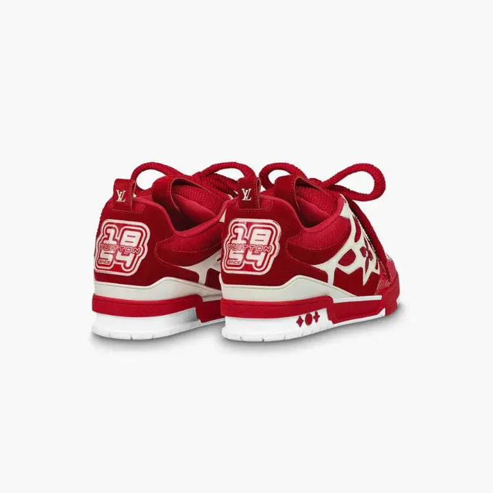 Tênis Louis LV Vuitton Skate Red White