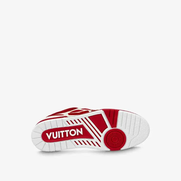 Tênis Louis LV Vuitton Skate Red White