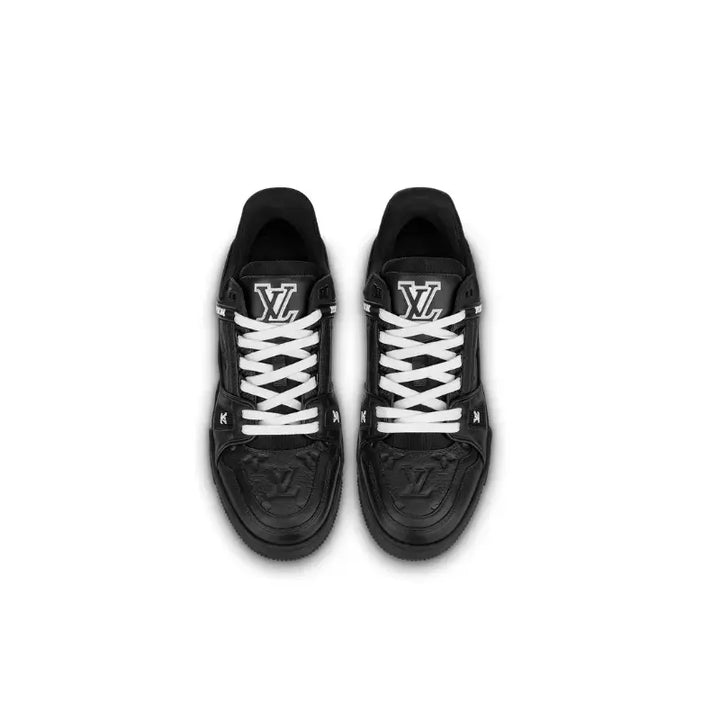 Louis Vuitton LV Trainer Black Embossed Monogram