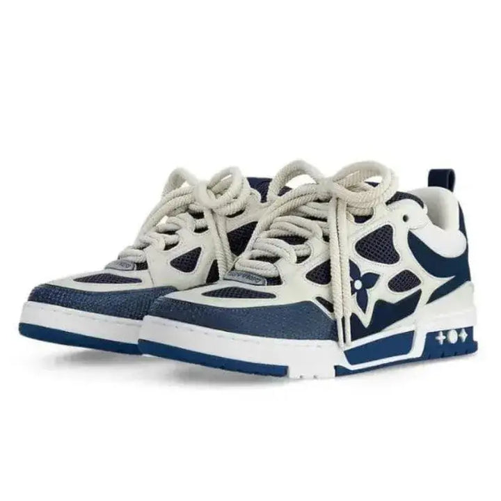 LV Skate Marine visto em ângulo diagonal frontal, evidenciando o design robusto e a construção esportiva.